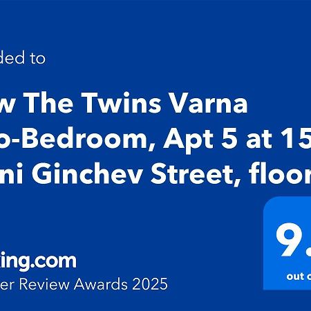 New The Twins Varna Two-Bedroom, Apt 5 At 15 Tsani Ginchev Street, Floor 3 Kültér fotó