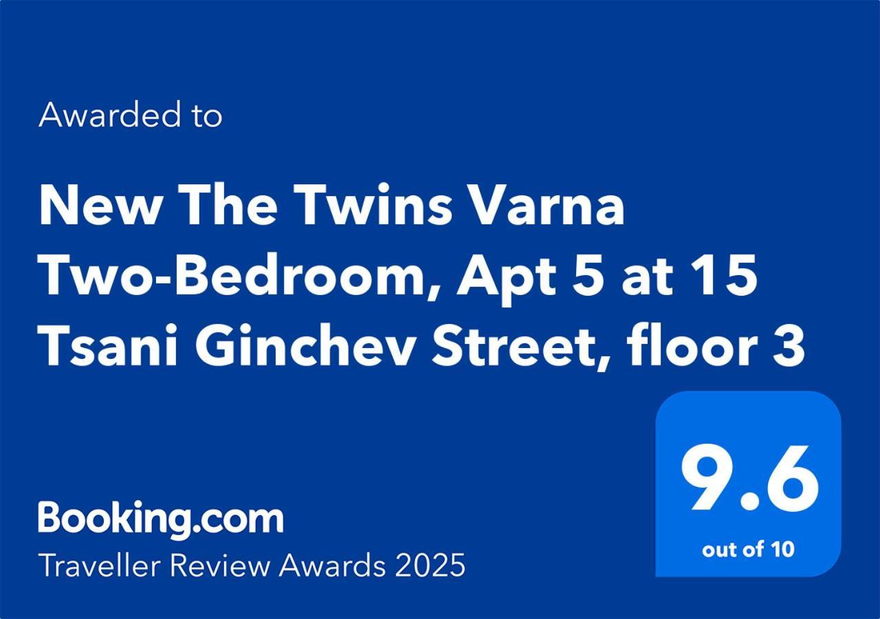 New The Twins Varna Two-Bedroom, Apt 5 At 15 Tsani Ginchev Street, Floor 3 Kültér fotó